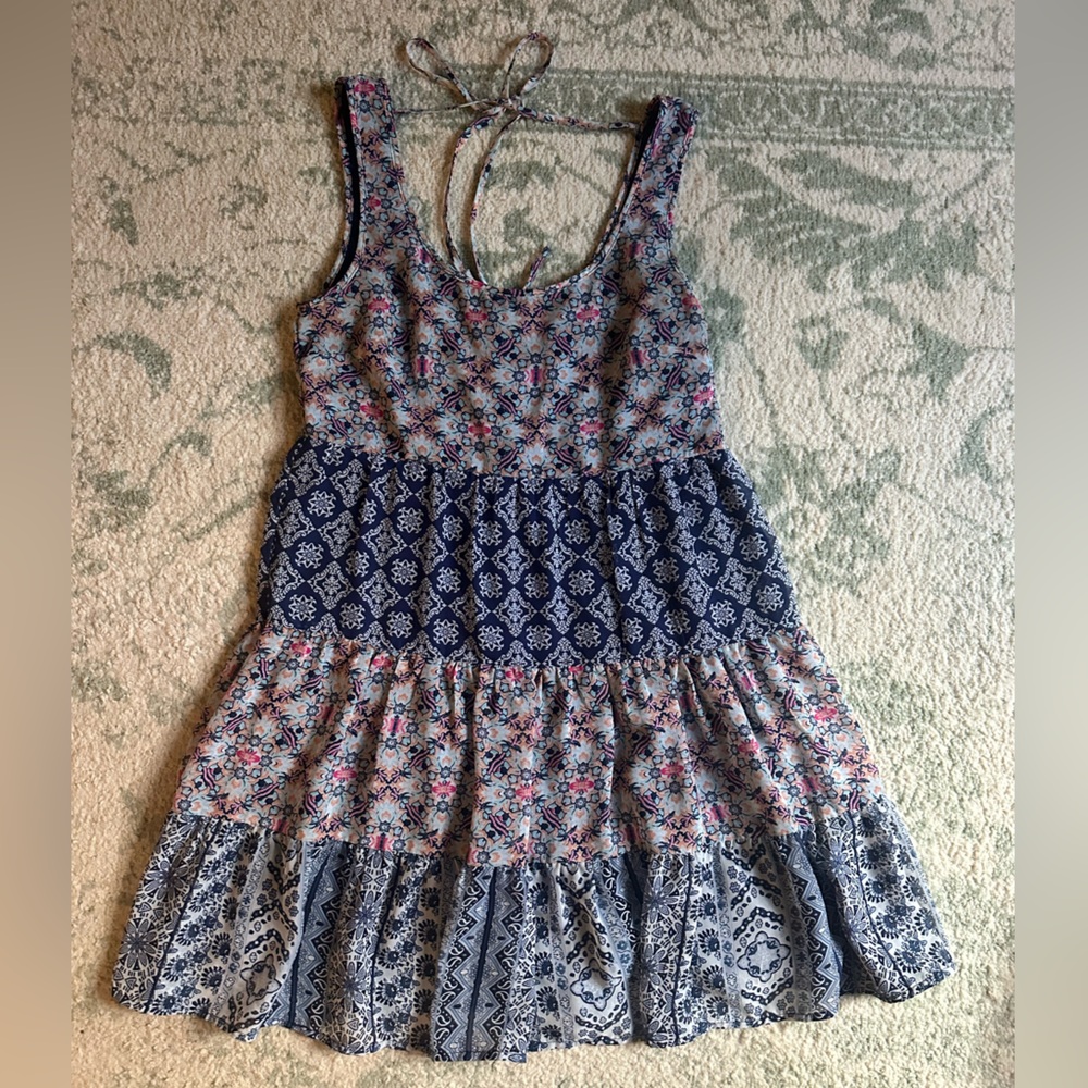 Bohemian Tiered Mini Dress